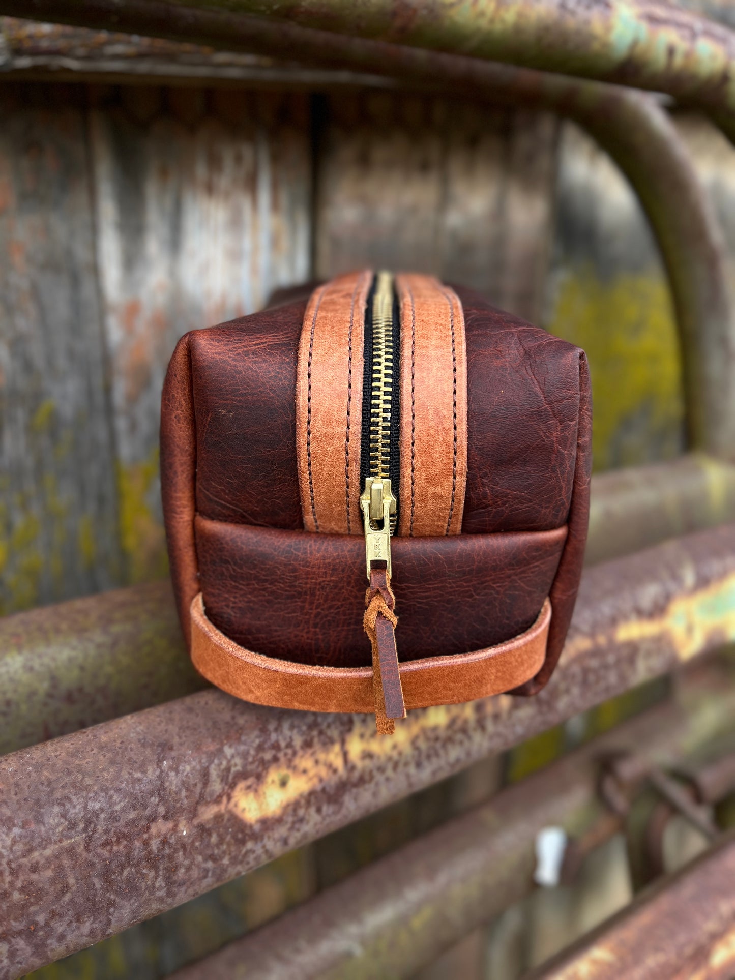 Brown Dopp Bag