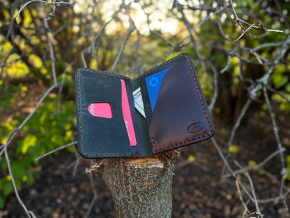 Forest Green Card Wallet