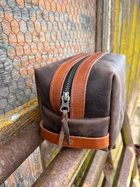 Chocolate Dopp Bag