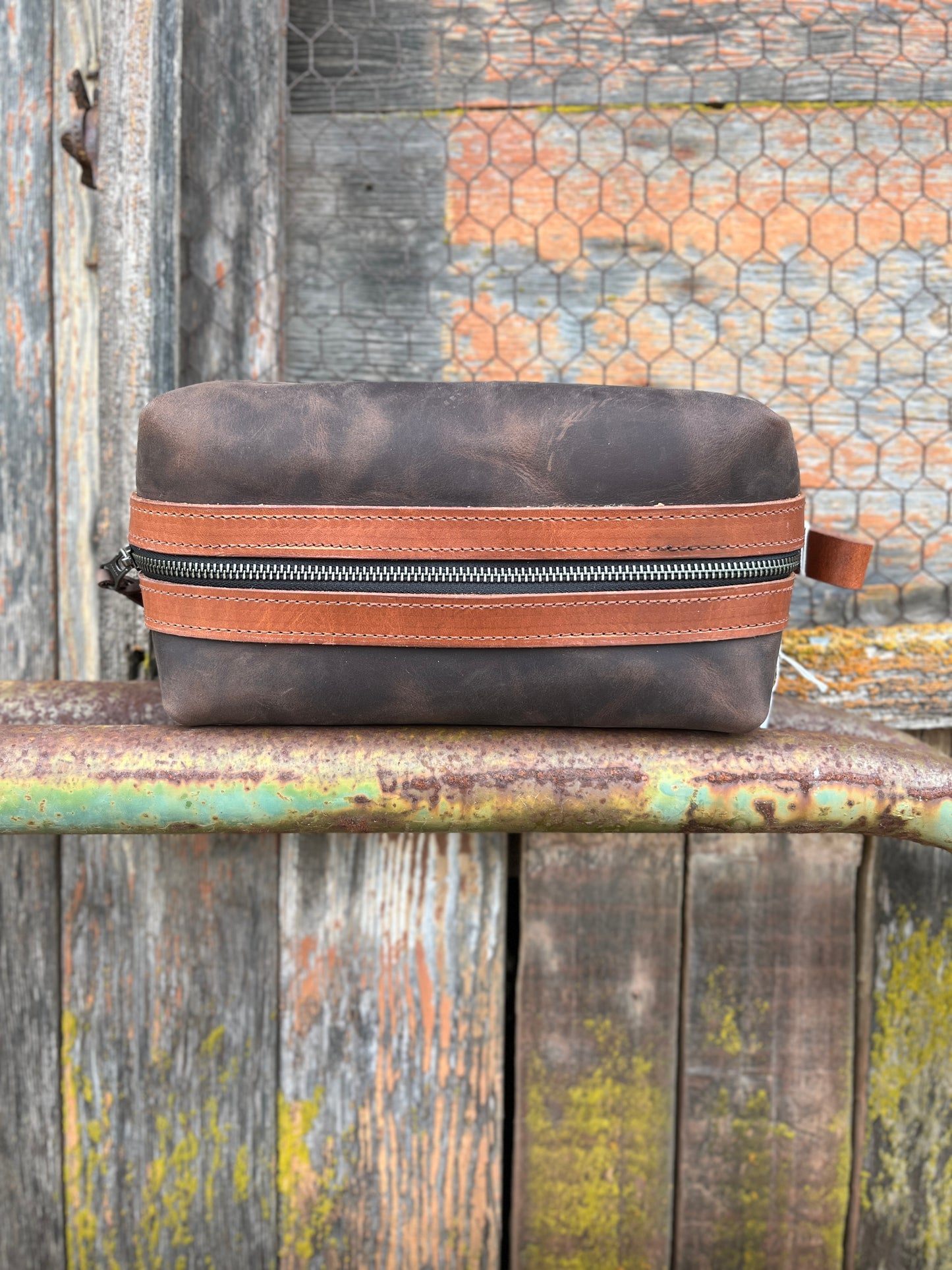 Chocolate Dopp Bag