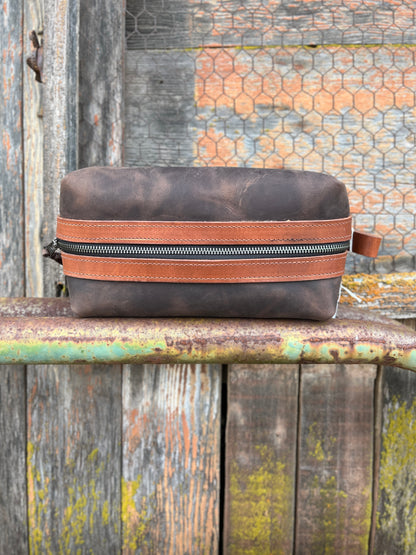 Chocolate Dopp Bag
