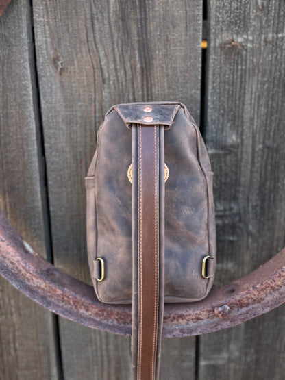Small Brown Hair on Sling Bag