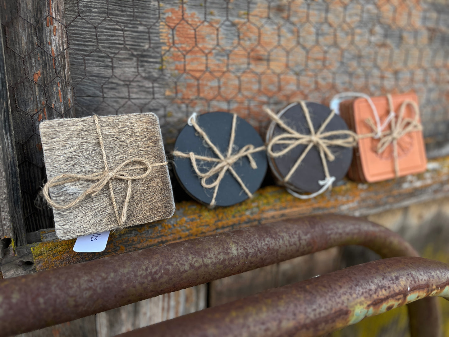 Leather Coaster Sets