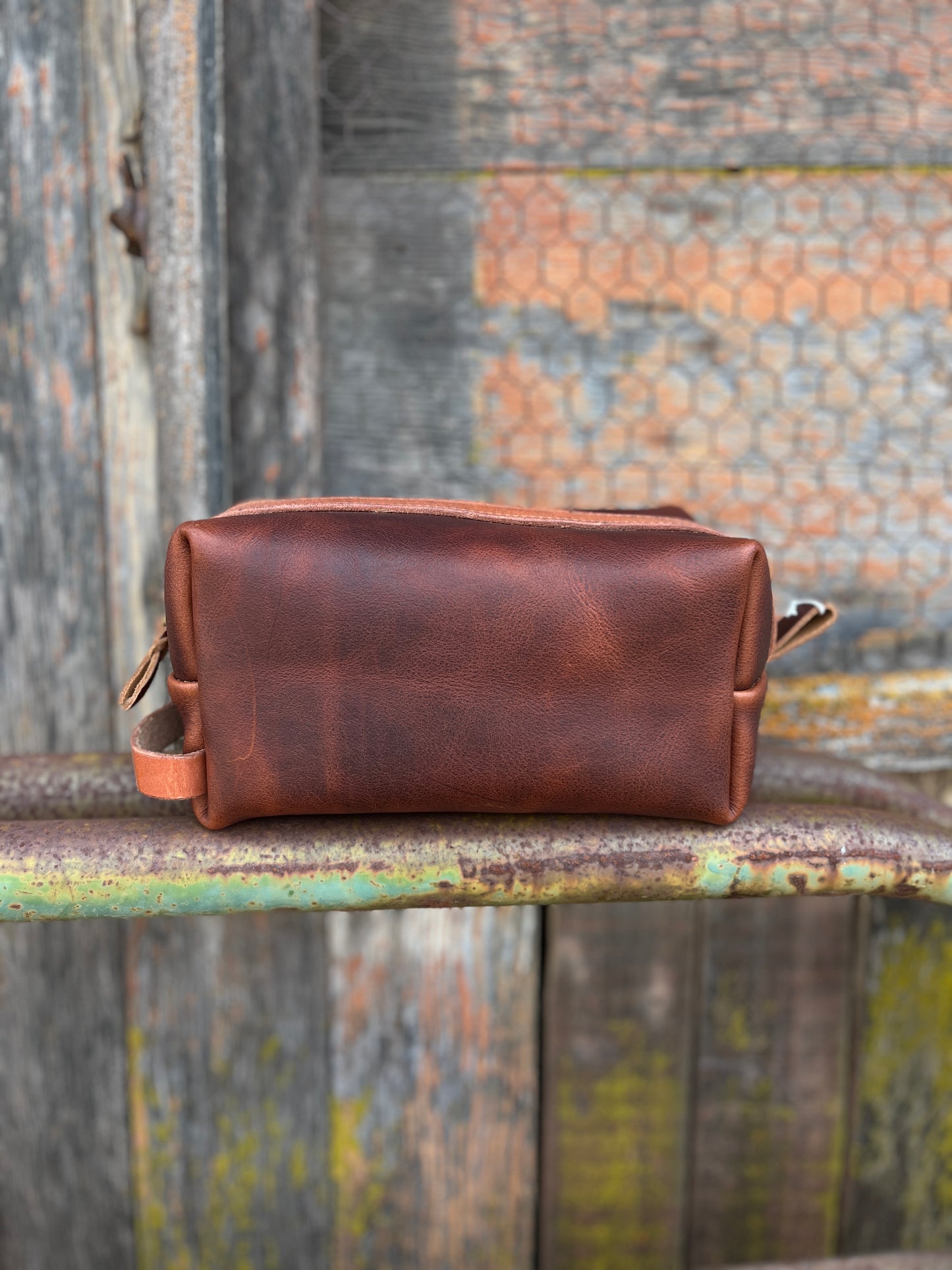 Brown Dopp Bag