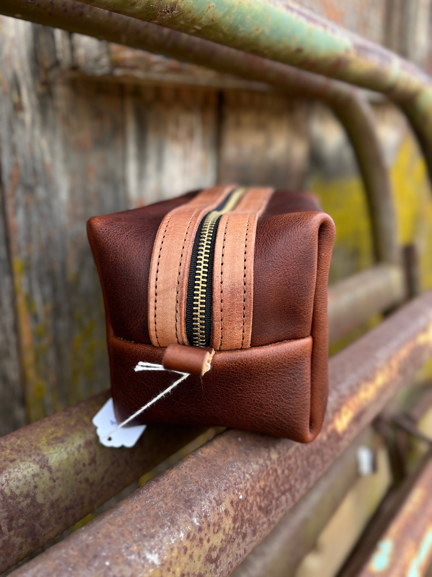 Brown Dopp Bag