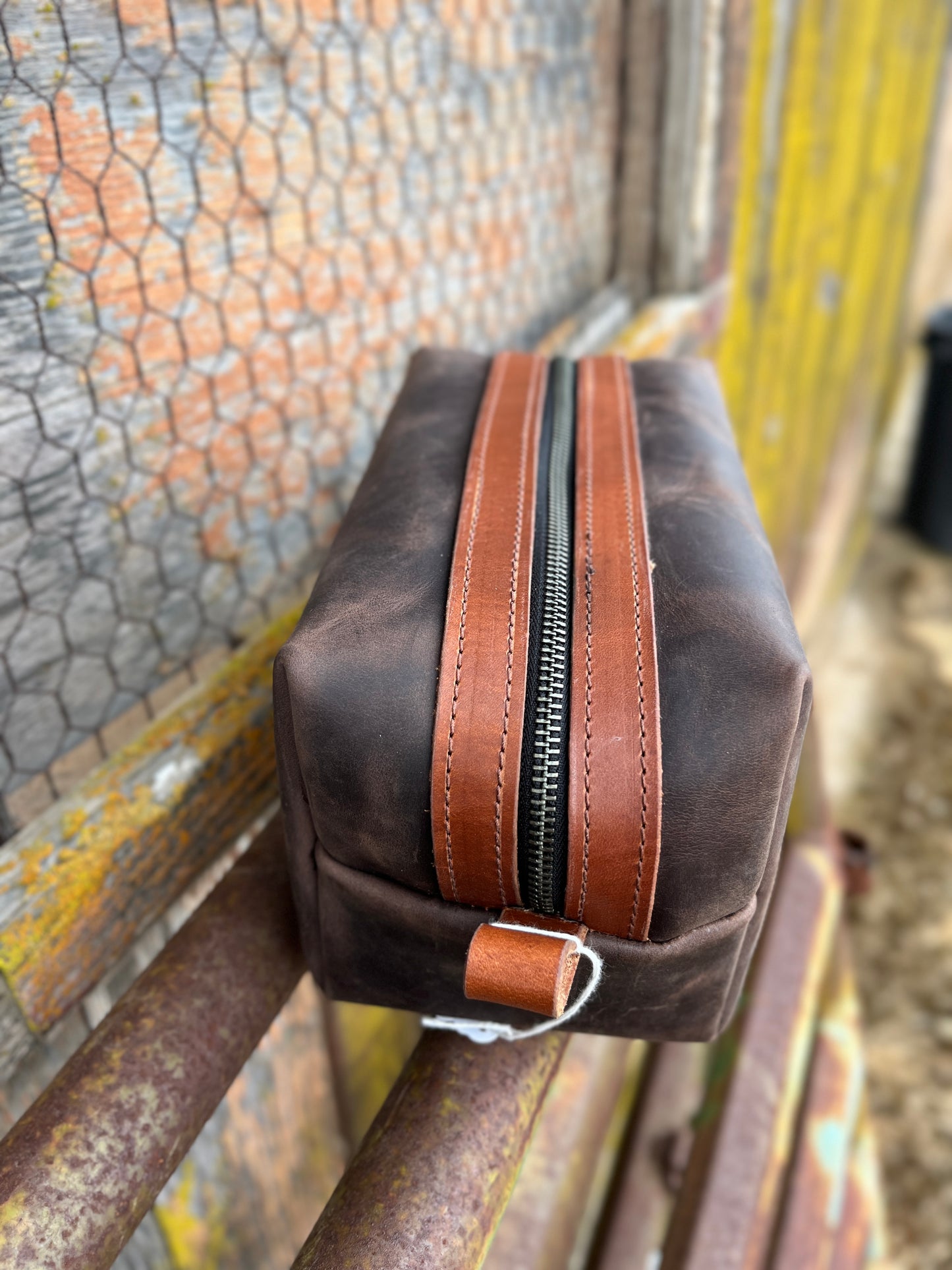 Chocolate Dopp Bag