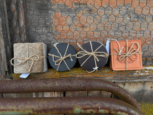 Leather Coaster Sets