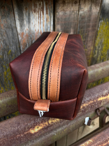 Brown Dopp Bag