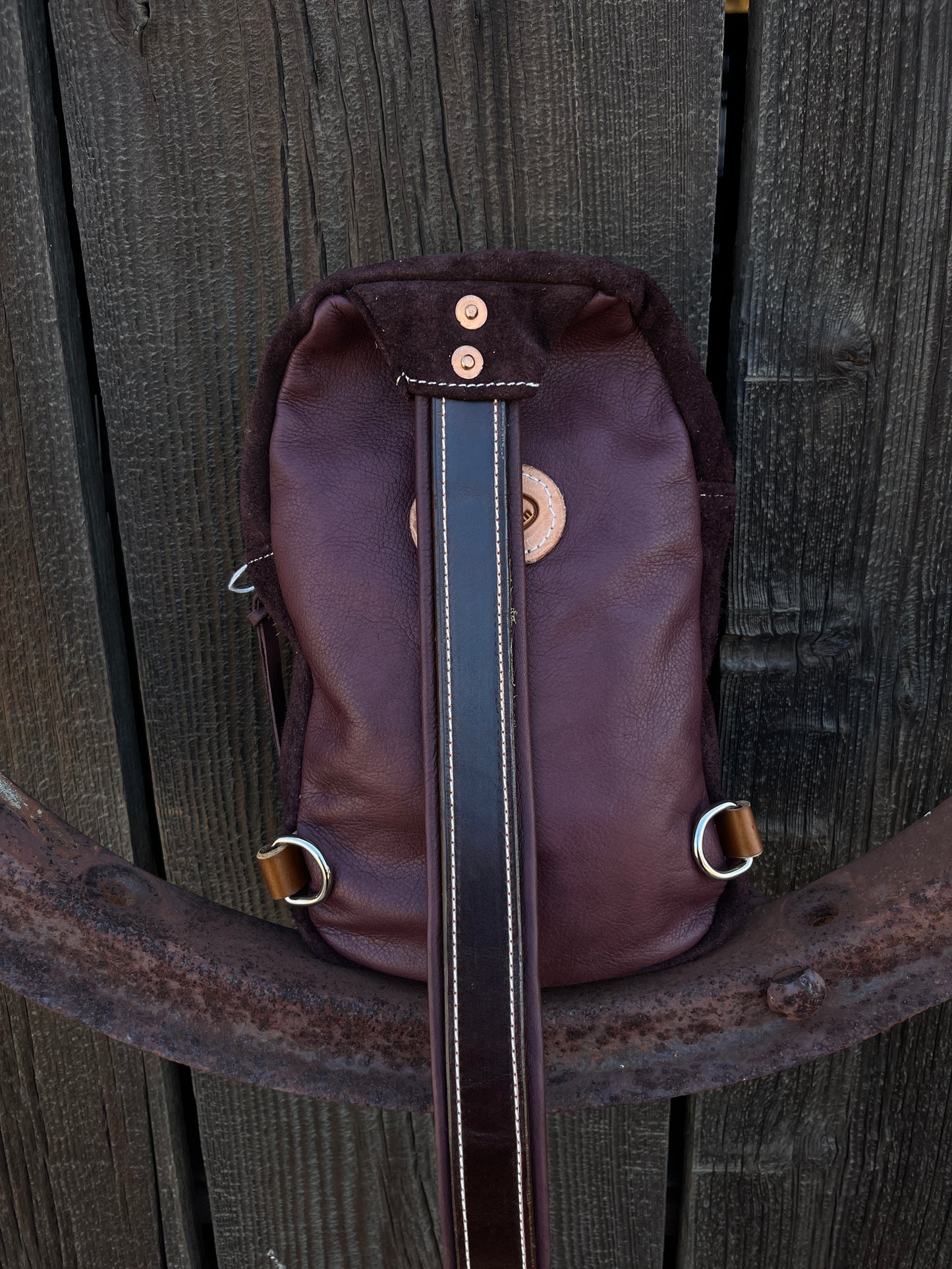 Small Burgandy Sling Bag