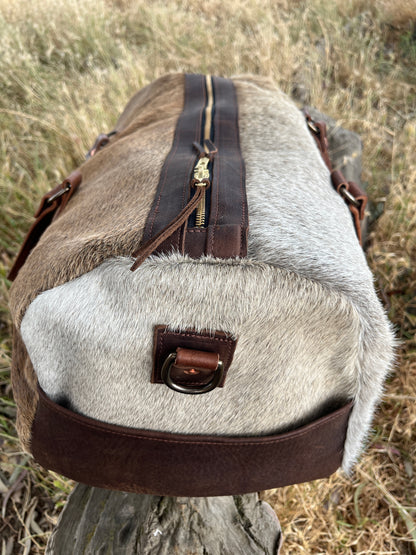 Hair on Hide Duffle Bag
