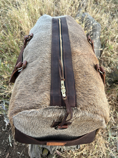 Hair on Hide Duffle Bag